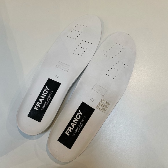 Golden Goose Francy White Canvas/Animalier 41 NIB - Picture 8 of 9